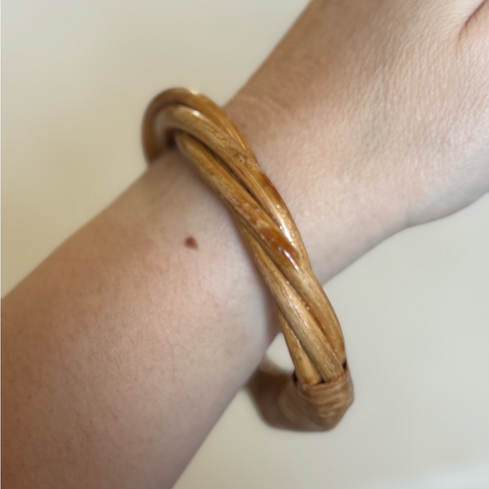 Vintage/Retro Tan Woven Bracelet